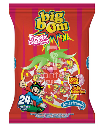 BIGBOM XL FRESA ROJO 1X14X48