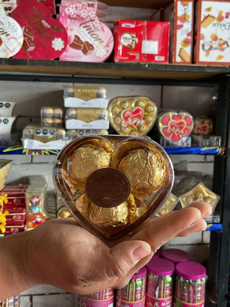 CHOCOLATE CORAZON DE 3 1X24X3