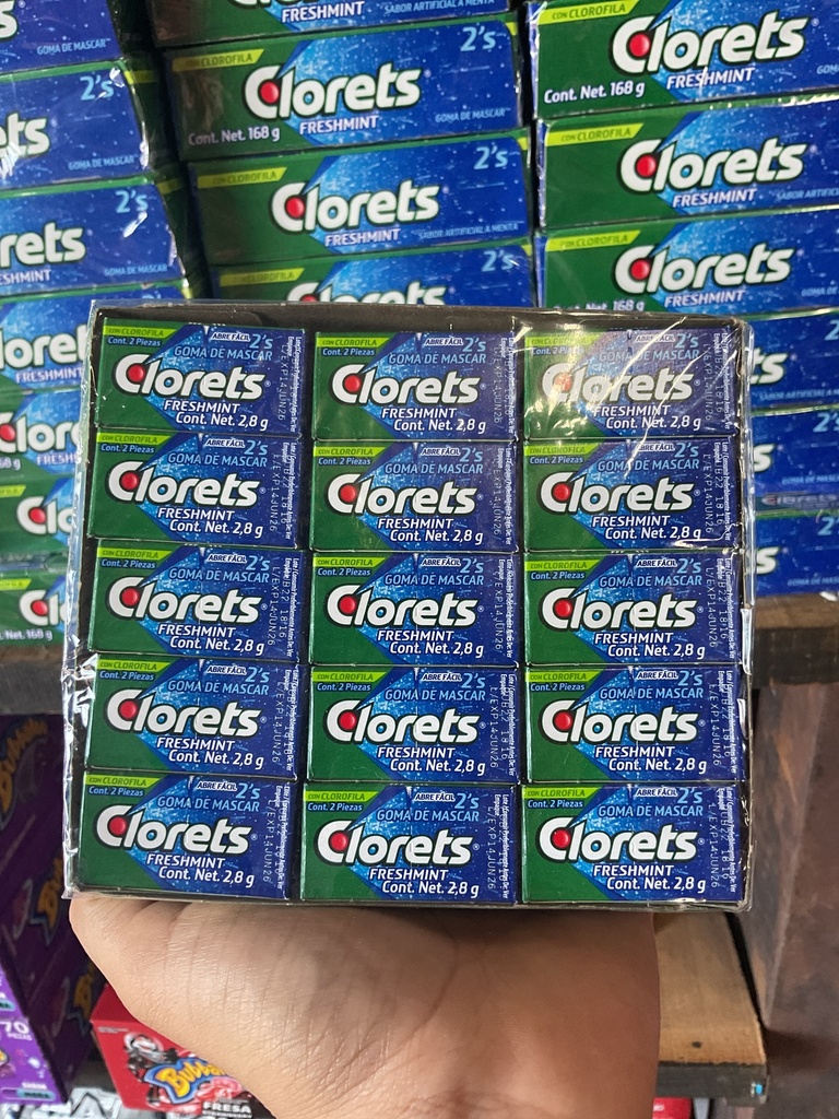 CLORETS AZUL 1X32X60