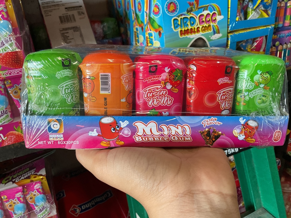 MINI BUBBLE GUM FUSEN NO MI CALOC 1X24X30