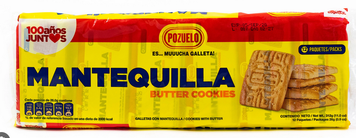 GALLETA MANTEQUILLA 1X26X12
