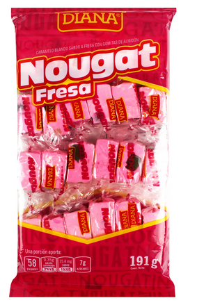 NOUGAT FRESA CHICLOSO DIANA 1X1X1