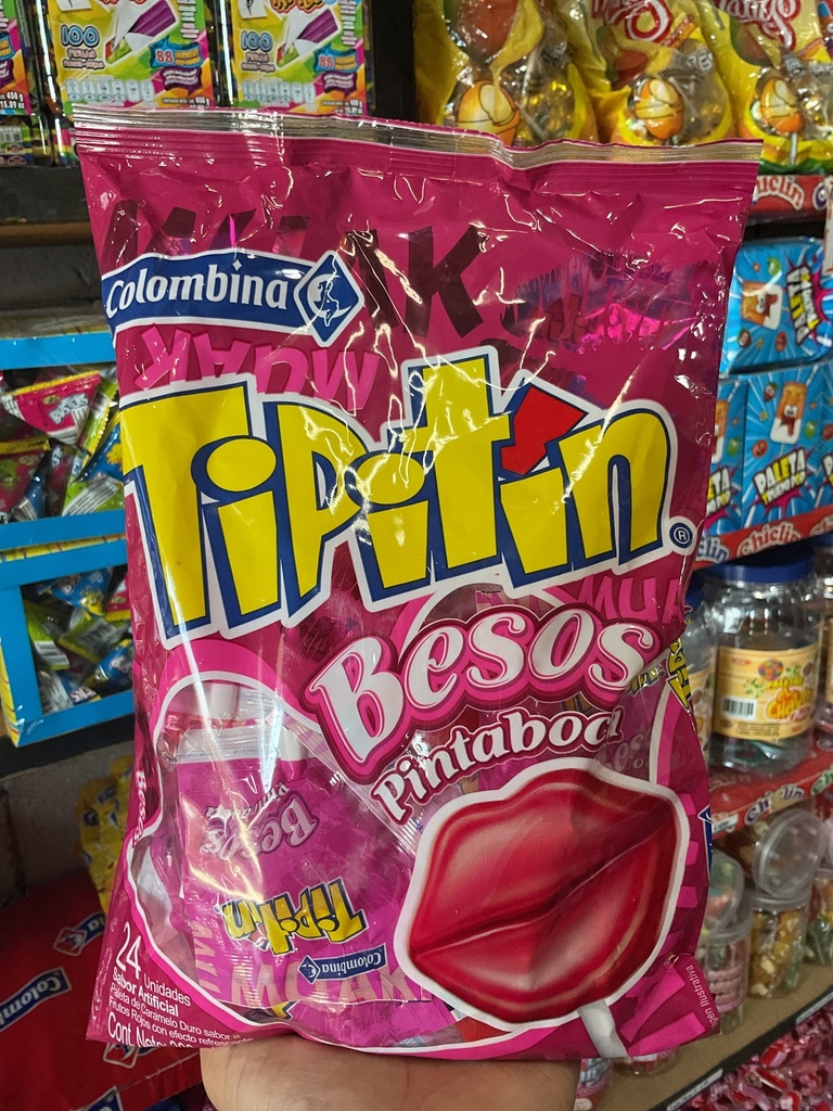 PALETA TIPITIN BESO ROJO PEQUEÑO 1X15X24