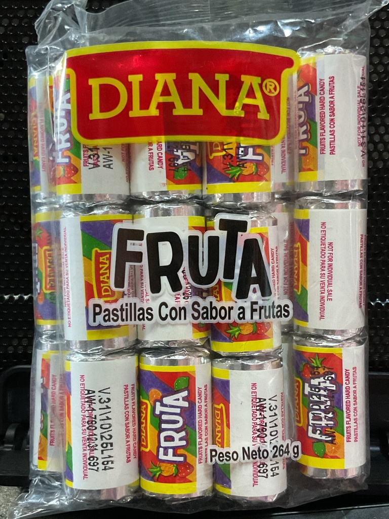 PASTILLA FRUTA DIANA 1X1X30