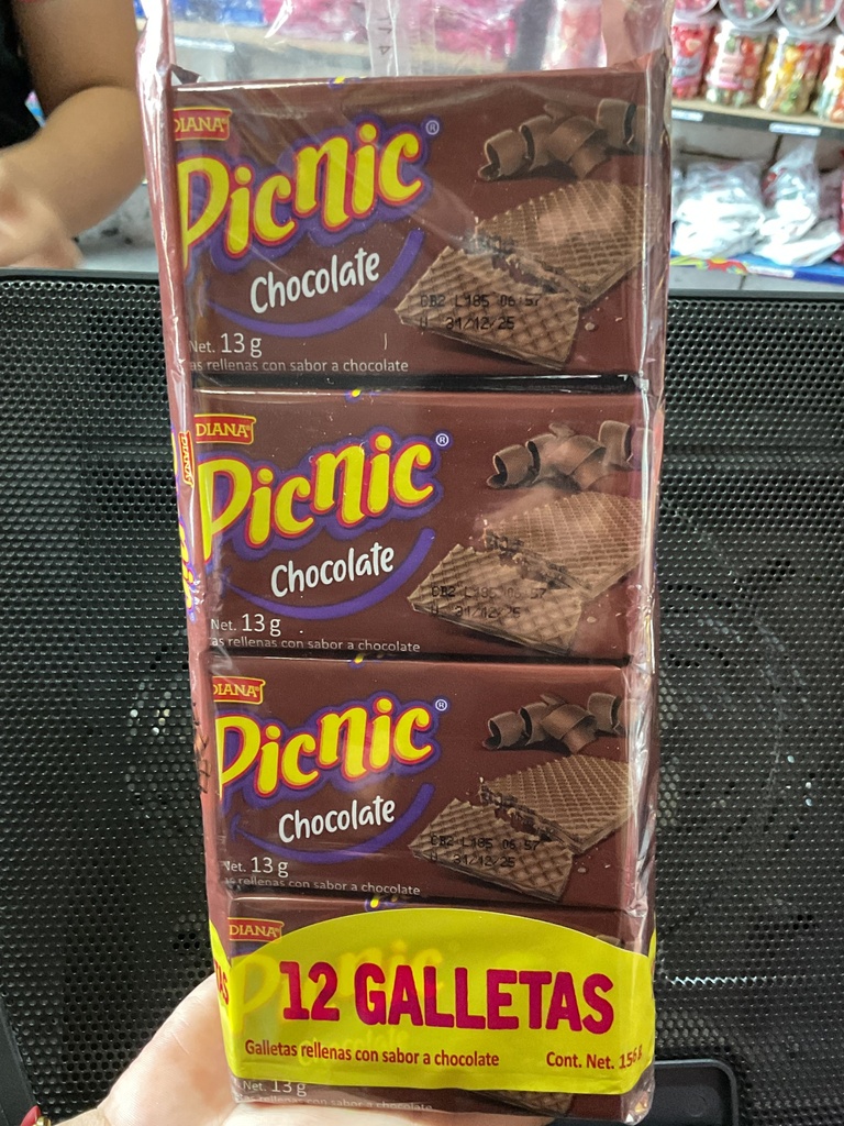 SORBETE PICNIC DIANA CHOCOLATE 1X1X12
