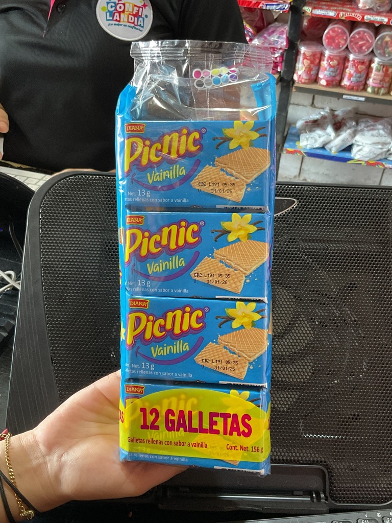 SORBETE PICNIC DIANA VAINILLA 1X1X12