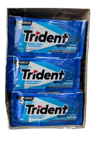 TRIDENT LAMINA AZUL 1X30X18