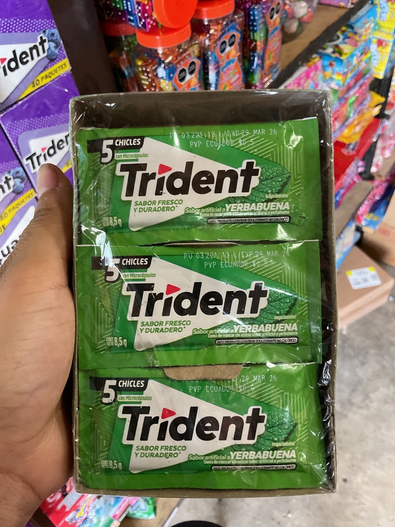 TRIDENT LAMINA VERDE 1X30X18