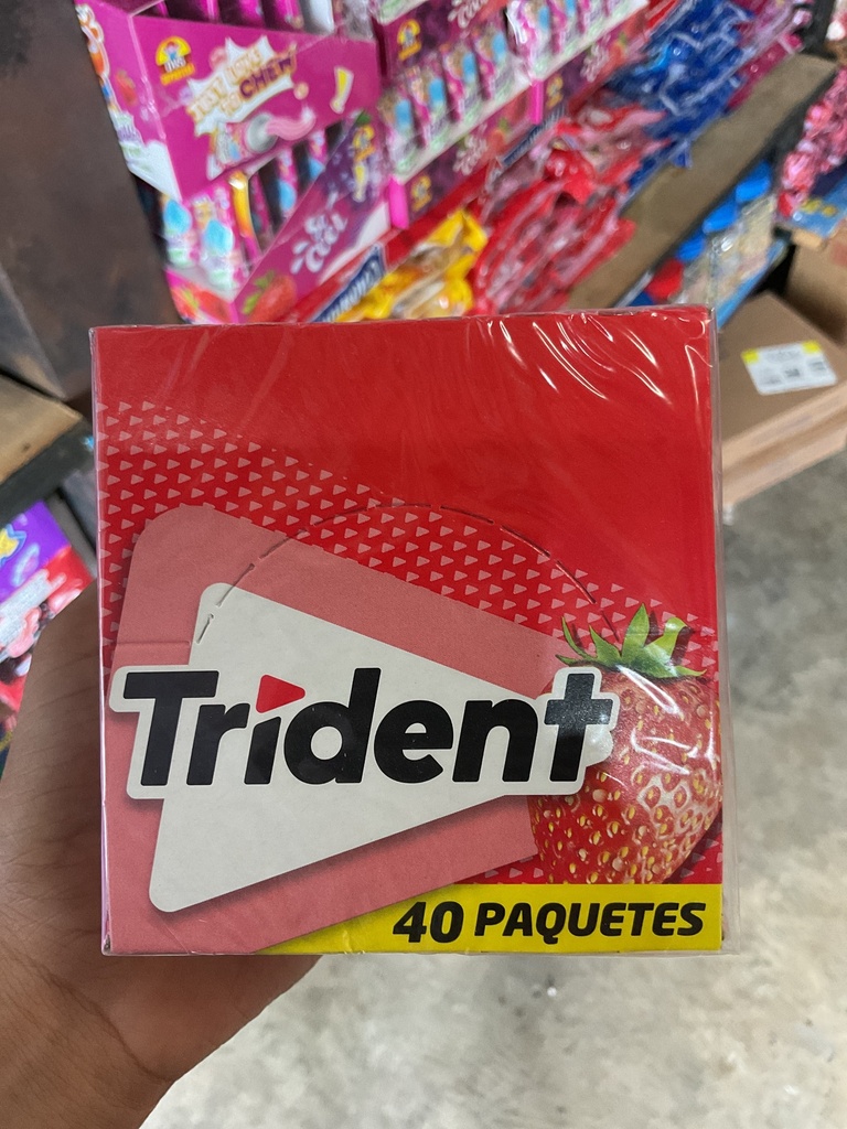 TRIDENT MACRO 4S ROJO 1X40X40