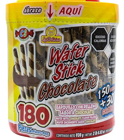 WAFER STICK CHOCOLATE  1X6X150