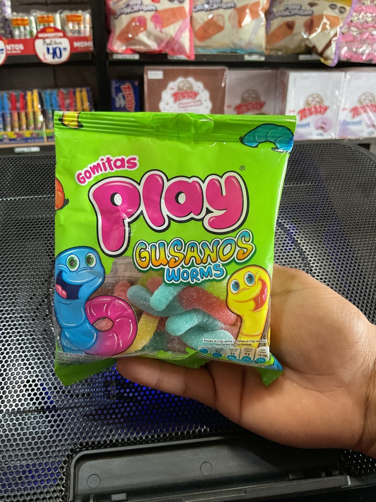 GOMITA PLAY GUSANO 1X24X56g