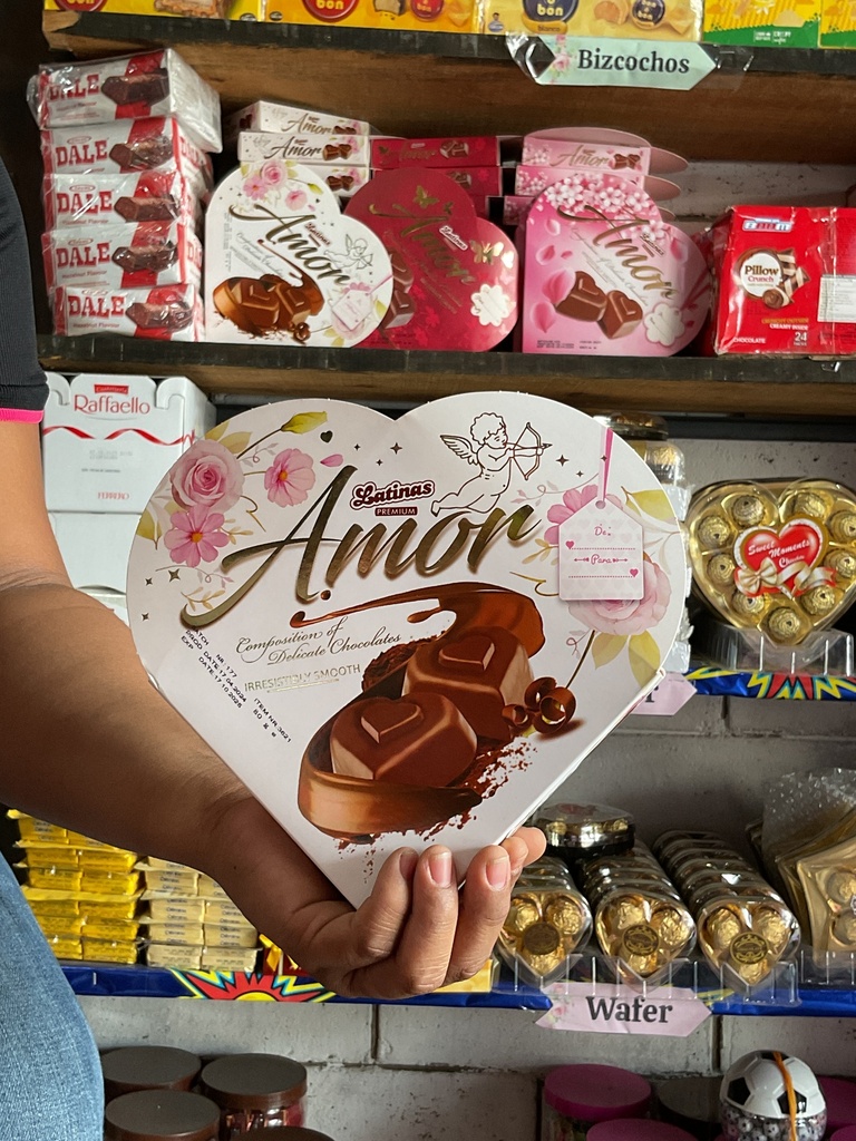 Chocolate Amor Latinas Blanco 1x24x80g