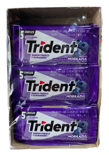 TRIDENT LAMINA MORADO 1X3X18