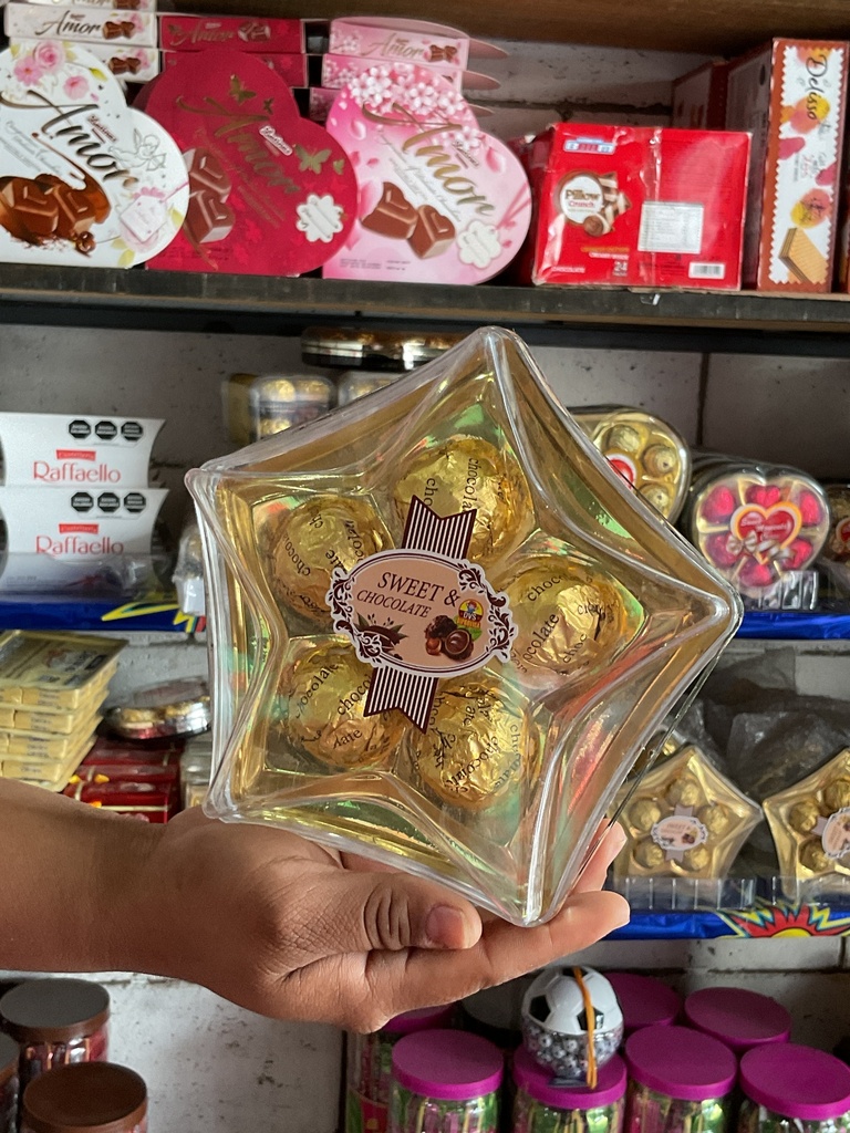 CHOCOLATE ESTRELLA DE 6 DVS 1X36X6