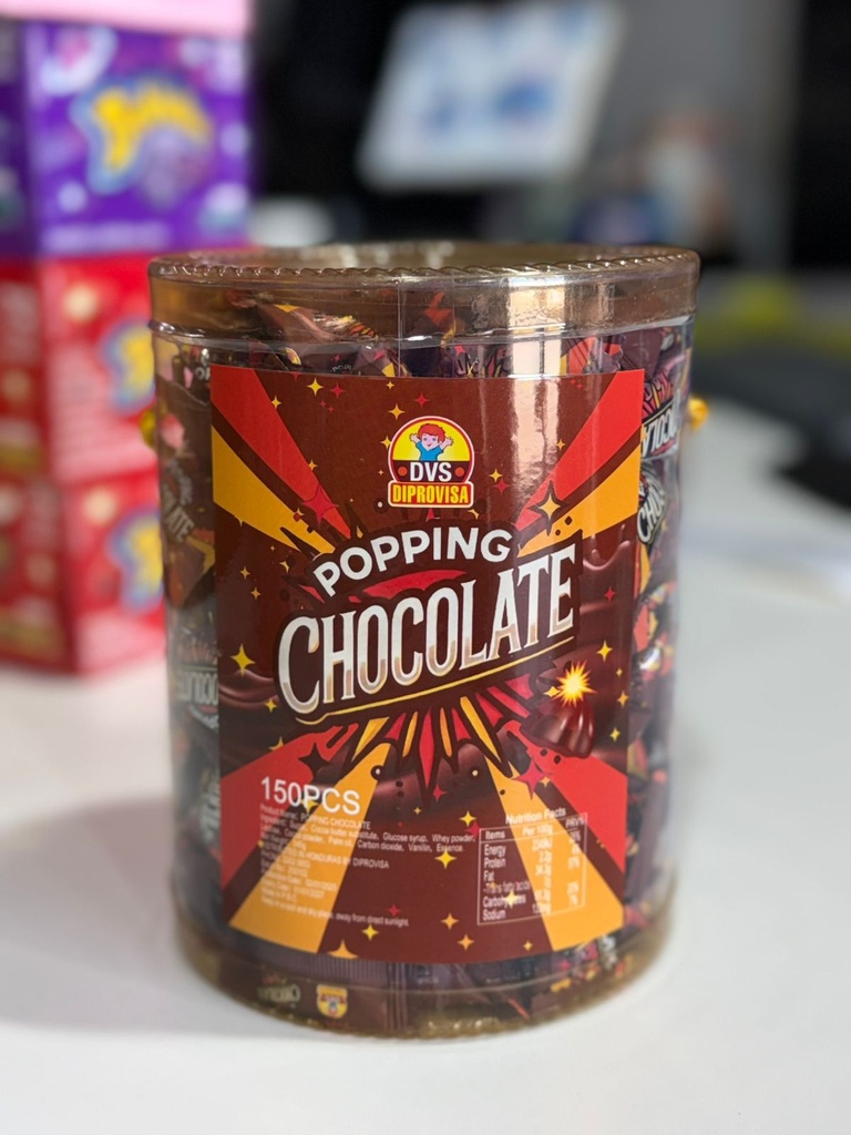 POPPING CHOCOLATE 1X12X150