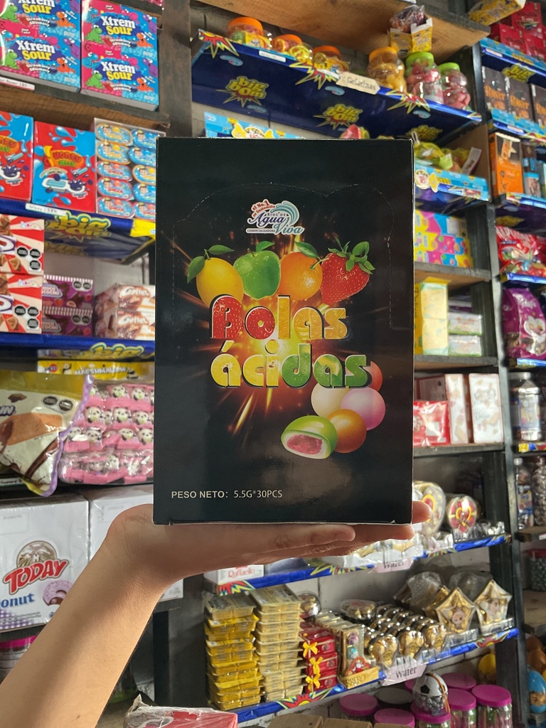 CHICLE BOLA ACIDAS DIREM 1X24X30 