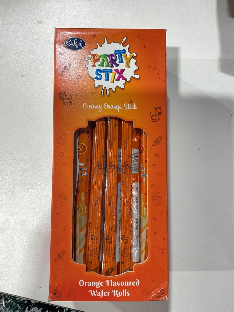 PARTY STIX NARANJA DIREM 1X20X30